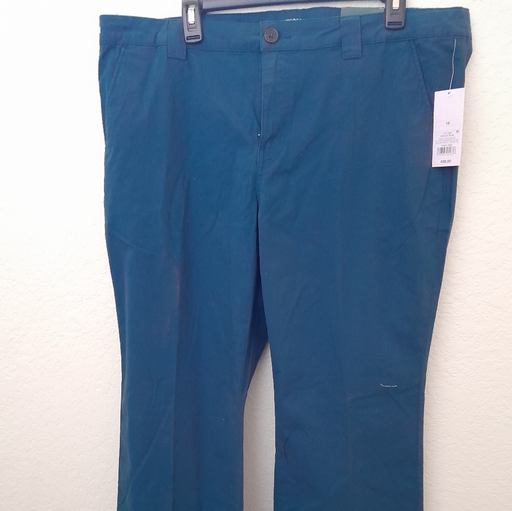 Wild Fable Women's Blue Pants Waist 40" (Tag reads Size 18 and 34"Waist 31" Ins
